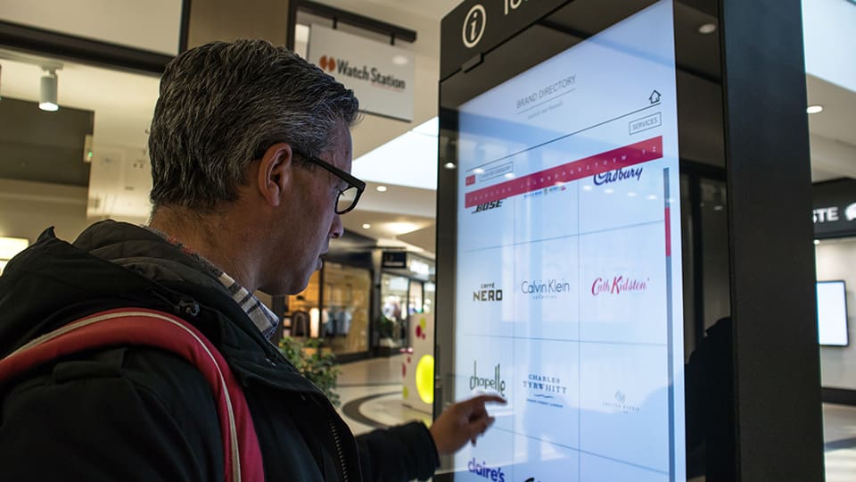 Digital signage is now interactive