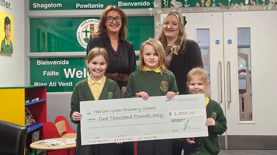 Astley supports local school