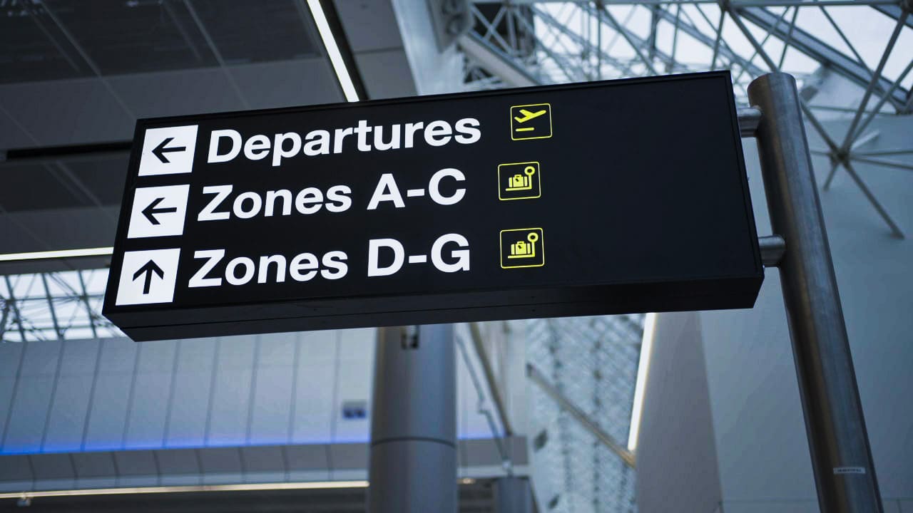 Astra Group Manchester airport signage contract completed