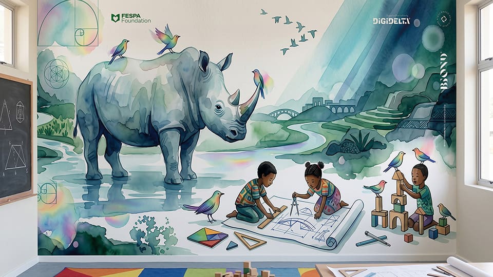 FESPA digidelta Africa rhino