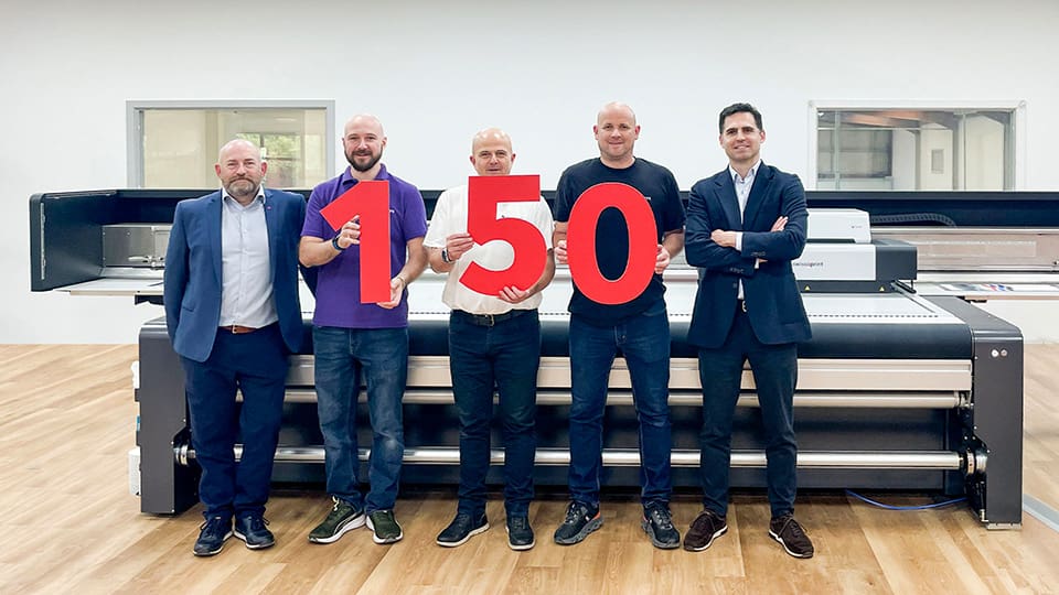 swissQprint UK 150 installs record