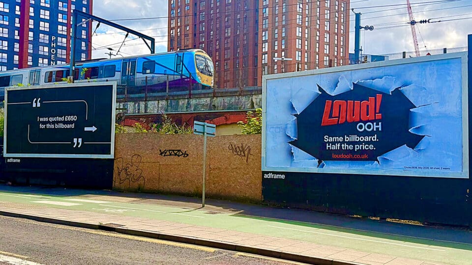 Loud! OOH new viral campaign sigange industry